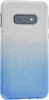 Силиконовый чехол Glitter Colors для Samsung Galaxy S10e G970 градиент серебро-голубой