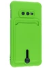 Силиконовый чехол Pocket для Samsung Galaxy S10e G970 неоново-зеленый