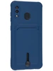 Силиконовый чехол Pocket для Samsung Galaxy A30 / A20 синий