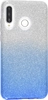 Силиконовый чехол Glitter Colors для Huawei P30 Lite / Honor 20S / Honor 20 градиент серебро-голубой