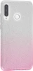 Силиконовый чехол Glitter Colors для Huawei P30 Lite / Honor 20S / Honor 20 градиент серебро-розовый