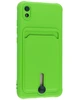 Силиконовый чехол Pocket для Xiaomi Redmi 7A неоново-зеленый