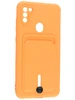 Силиконовый чехол Pocket для Samsung Galaxy A11 оранжевый
