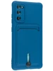Силиконовый чехол Pocket для Samsung Galaxy S20 FE синий