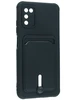 Силиконовый чехол Pocket для Samsung Galaxy A02s черный