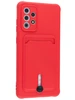 Силиконовый чехол Pocket для Samsung Galaxy A72 красный