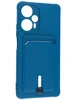 Силиконовый чехол Pocket для Xiaomi Poco F5 синий
