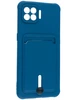 Силиконовый чехол Pocket для Oppo Reno 4 Lite синий