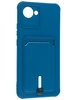 Силиконовый чехол Pocket для Realme C30 / Narzo 50i Prime синий