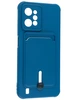 Силиконовый чехол Pocket для Realme C31 синий