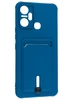 Силиконовый чехол Pocket для Infinix Smart 6 Plus синий