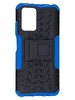 Пластиковый чехол Antishock для Xiaomi Redmi 10 черно-синий