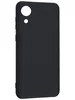 Силиконовый чехол Soft Plus для Samsung Galaxy A03 Core черный матовый