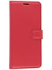 Чехол-книжка PU для Tecno Spark 10 4G красная с магнитом