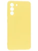 Силиконовый чехол Soft Plus для Samsung Galaxy S21 FE желтый