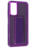 Силиконовый чехол Magnet stand для Xiaomi Redmi Note 12s фиолетовый с подставкой