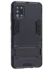 Пластиковый чехол Stand case для Samsung Galaxy A31 черный с подставкой