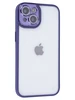 Пластиковый чехол Edging для IPhone 14 фиолетовый