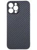 Силиконовый чехол Carboniferous для iPhone 13 Pro Max черный