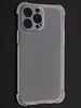 Силиконовый чехол Alfa clear strips для iPhone 13 Pro Max прозрачный (защита камеры)