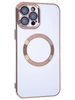 Силиконовый чехол Sheen для iPhone 12 Pro Max белый (для MagSafe)