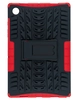 Пластиковый чехол Antishock для Samsung Galaxy Tab A8 10.5 X200/X205 (2021) черно-красный