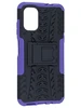 Пластиковый чехол Antishock для Nokia G21 / G11 черно-фиолетовый