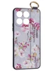 Силиконовый чехол Flower для Huawei Honor X8a Весенние цветы (с ручкой)