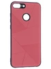 Силиконовый чехол Abstraction для Huawei Honor 9 Lite красный