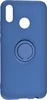 Силиконовый чехол Stocker для Huawei P20 Lite синий с кольцом