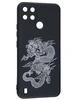 Силиконовый чехол Soft Plus для Realme C21y / C25y китайский дракон