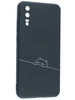 Силиконовый чехол Soft edge для Huawei P20 ленивый кот