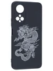 Силиконовый чехол Soft edge для Huawei Honor X7 китайский дракон