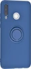Силиконовый чехол Stocker для Huawei P30 Lite / Honor 20S / Honor 20 lite синий с кольцом