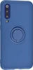Силиконовый чехол Stocker для Xiaomi Mi 9 SE синий с кольцом