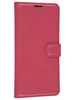 Чехол-книжка PU для Motorola Moto E7 Plus красная с магнитом