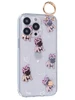 Силиконовый чехол Flower для iPhone 13 Pro Мопсики