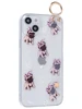 Силиконовый чехол Flower для iPhone 14 Plus / 15 Plus Мопсики