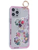 Силиконовый чехол Flower для iPhone 12 Pro Max Цветочный мишка