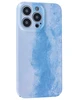 Пластиковый чехол Bluff для iPhone 13 Pro Голубая гладь