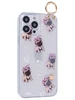Силиконовый чехол Flower для iPhone 13 Pro Max Мопсики