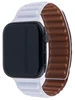 Ремешок Leather Link для Apple Watch 38, 40, 41 магнитный белый