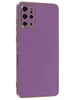 Силиконовый чехол Electroplate case для Samsung Galaxy S20 Plus розово-сиреневый