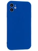 Силиконовый чехол Rumpled для iPhone 11 синий