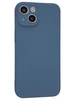 Силиконовый чехол Soft edge для iPhone 14 синий