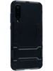 Пластиковый чехол Stand case для Xiaomi Mi 9 черный с подставкой
