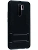 Пластиковый чехол Stand case для Xiaomi Redmi 9 (Prime) черный с подставкой