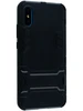 Пластиковый чехол Stand case для Xiaomi Redmi 9A черный с подставкой