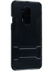 Пластиковый чехол Stand case для OnePlus 8 Pro черный с подставкой