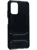 Пластиковый чехол Stand case для Xiaomi Redmi Note 10 / Note 10s / Poco M5s черный с подставкой